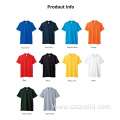 Brand Solid Cotton Lapel Mesh Business Polo Shirt